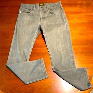 Brave Star Selvedge gray slim straight jeans size 31